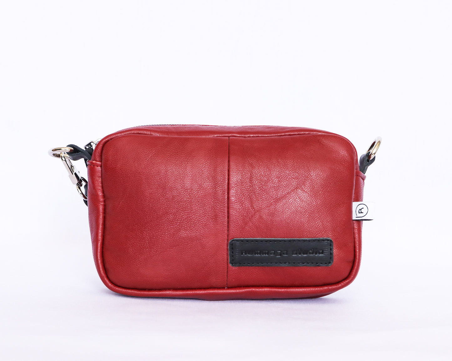 Red Leather Crossbody Bag