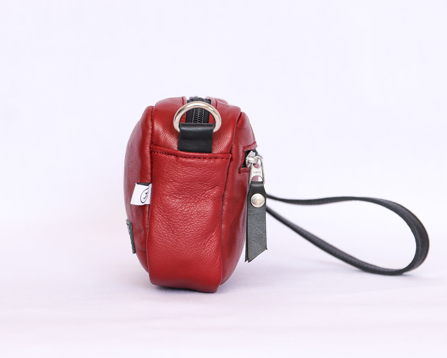 Red Leather Crossbody Bag