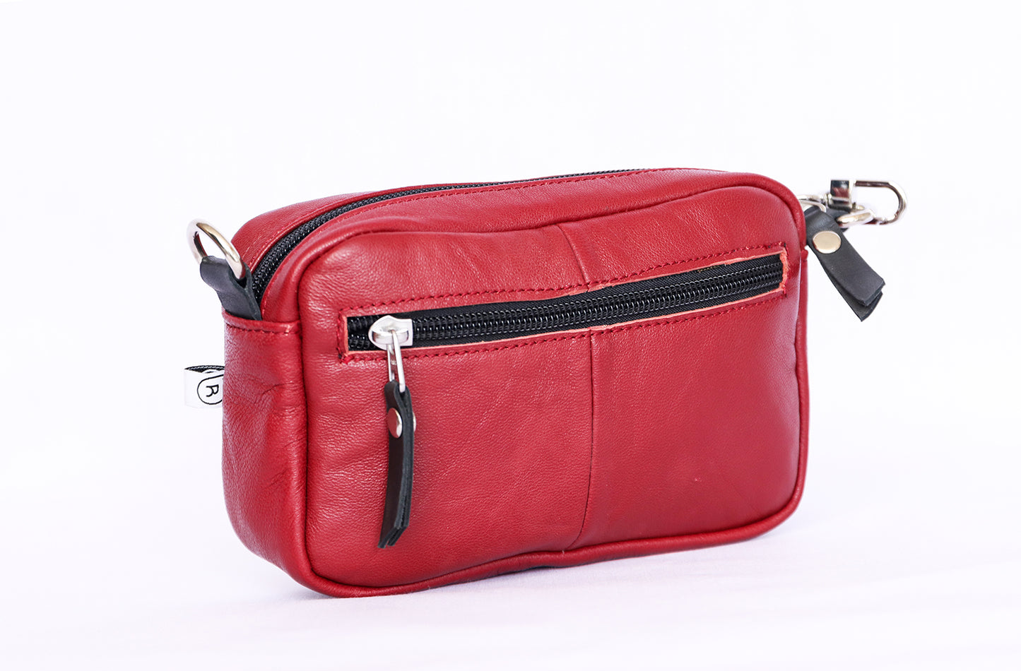 Red Leather Crossbody Bag