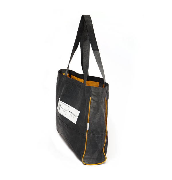 Black Wash Denim NLG Tote Bag