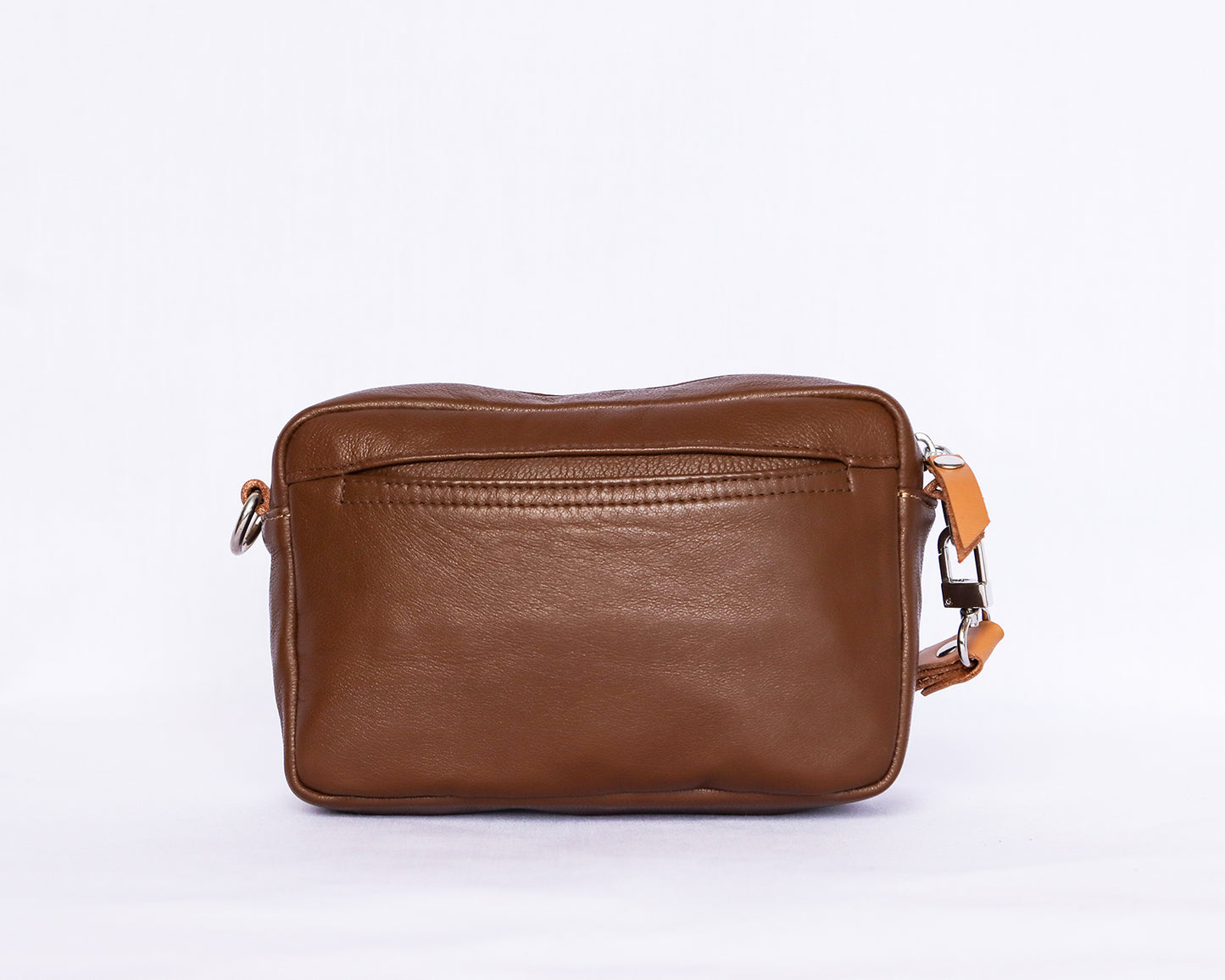 Brown Leather Crossbody Bag
