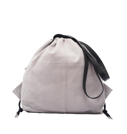 Slate Grey Denim Draw Tote Reg.