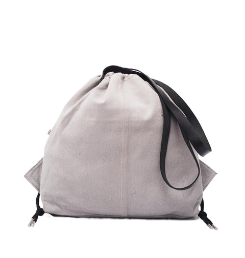 Slate Grey Denim Draw Tote Reg.