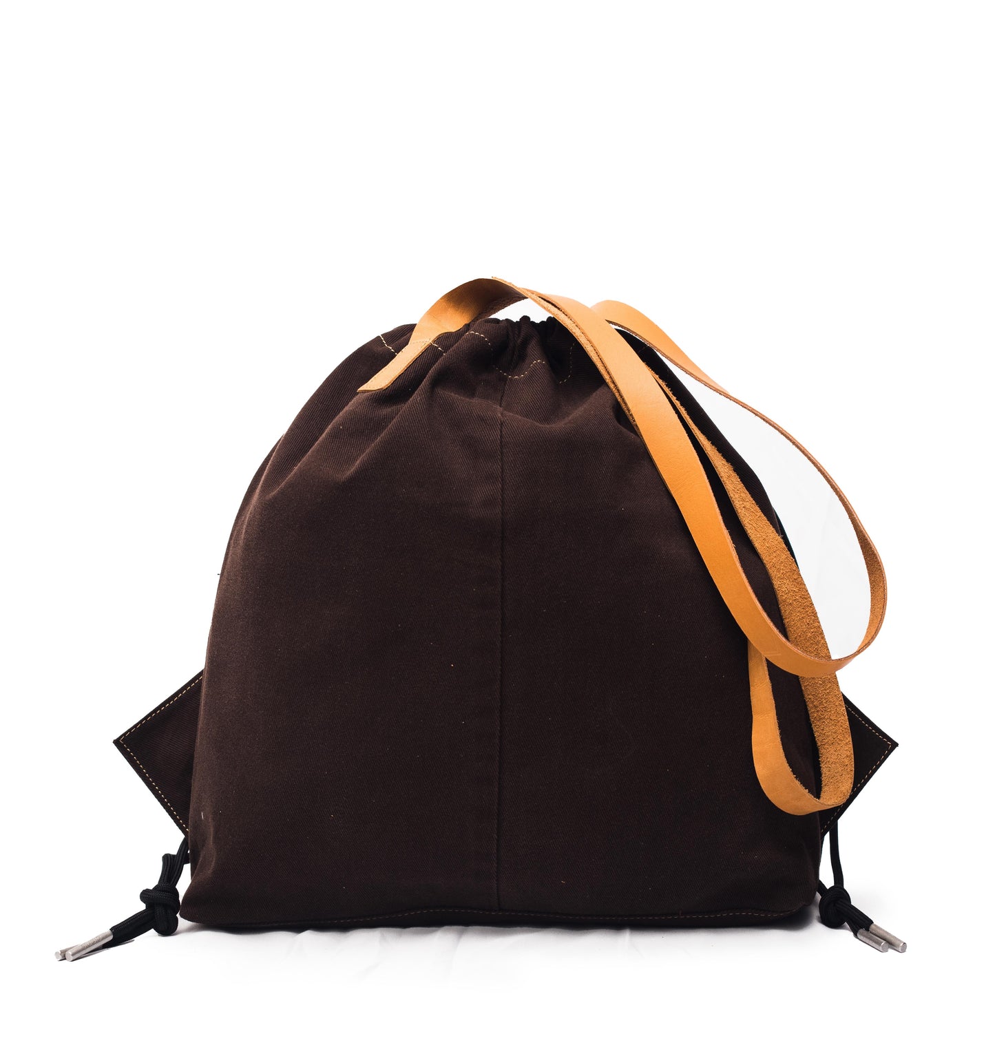 Chocolate Denim Draw Tote Reg.