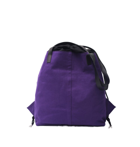 Violet Denim Draw Tote Ext.