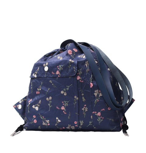 Floral Print WB Draw Tote Reg.