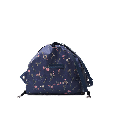 Floral Print WB Draw Tote Reg.