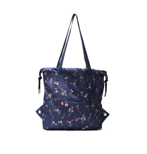 Floral Print WB Draw Tote Reg.