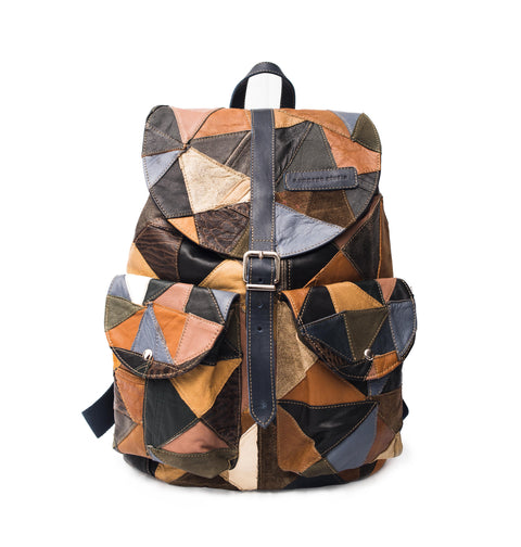 Tri-Patchwork Leather  Classic Pack