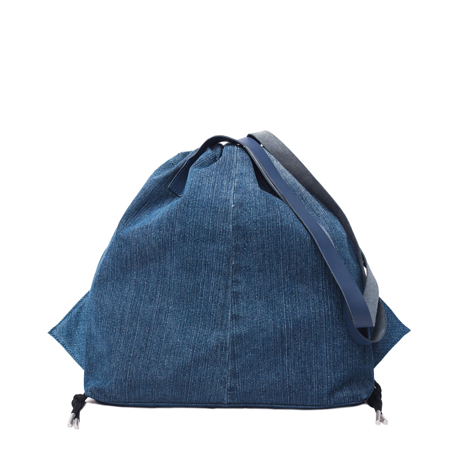 Stone Wash Blue Denim Draw Tote Reg.
