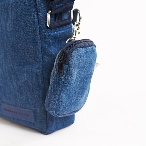 Denim Blue wash Crossbody Bag