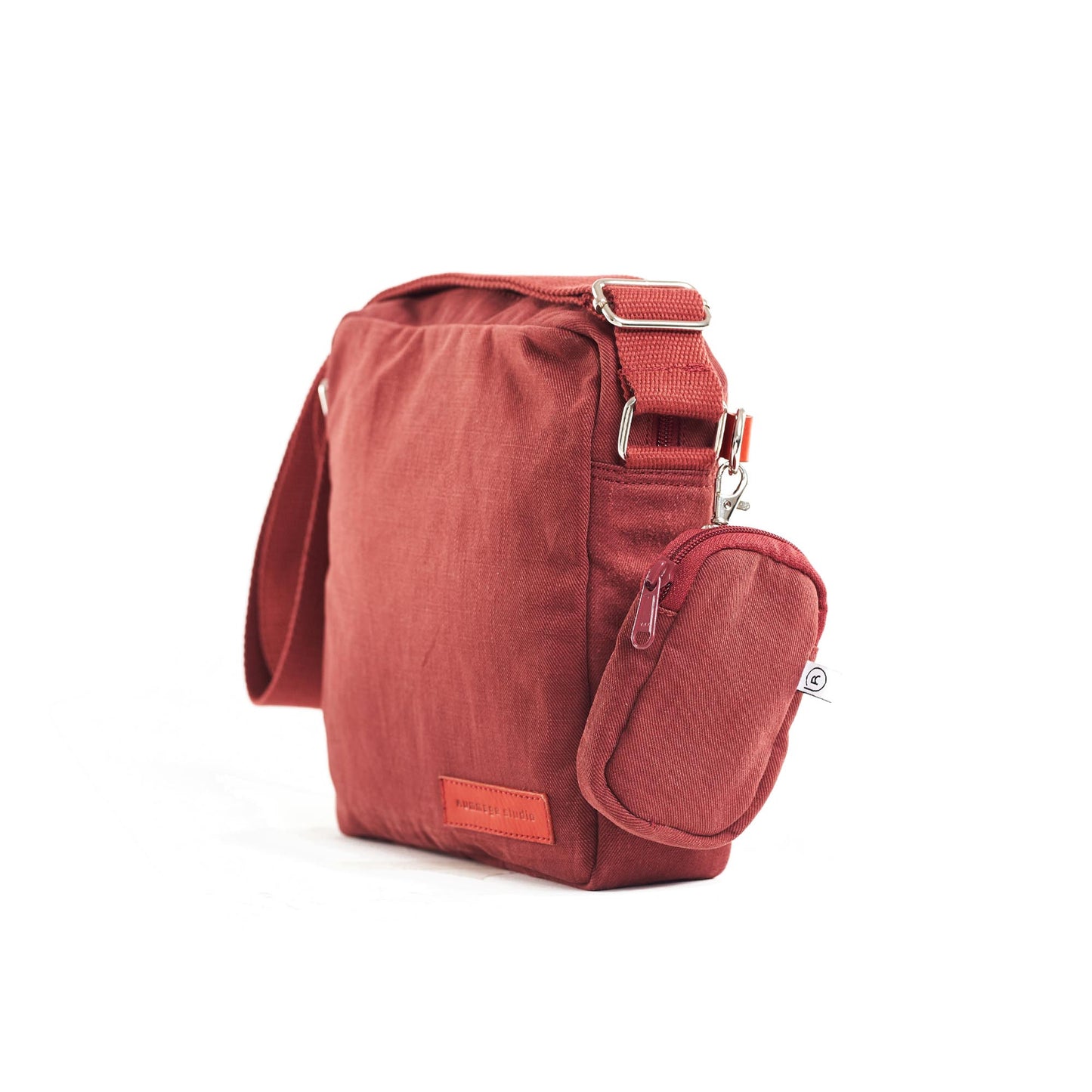 Denim Carmine Crossbody Bag