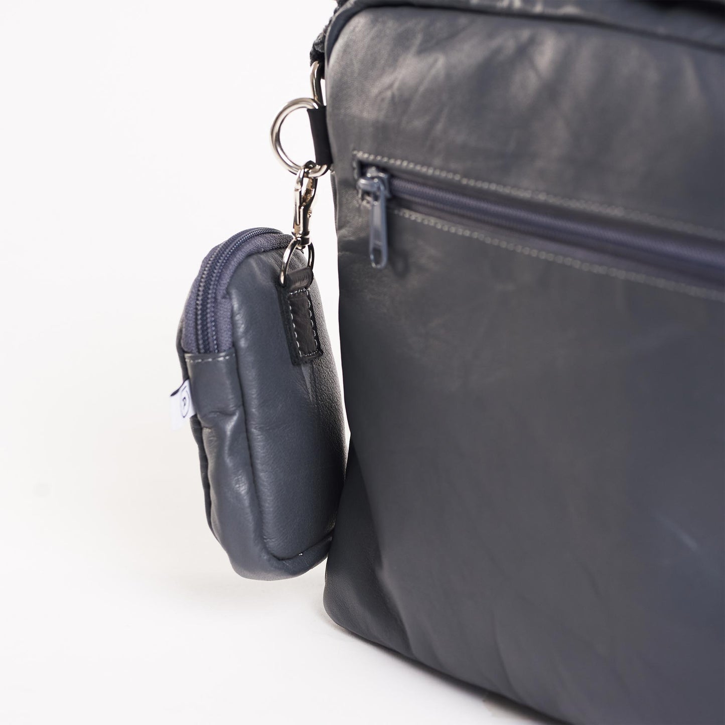 Leather Iron Crossbody Bag