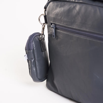Leather Iron Crossbody Bag