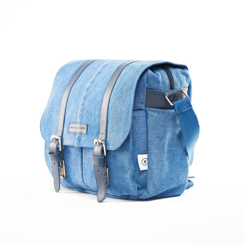 Denim Blue Messenger Bag