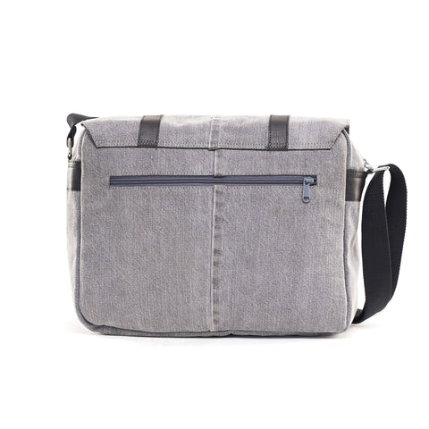 Denim Grey wash Messenger Bag