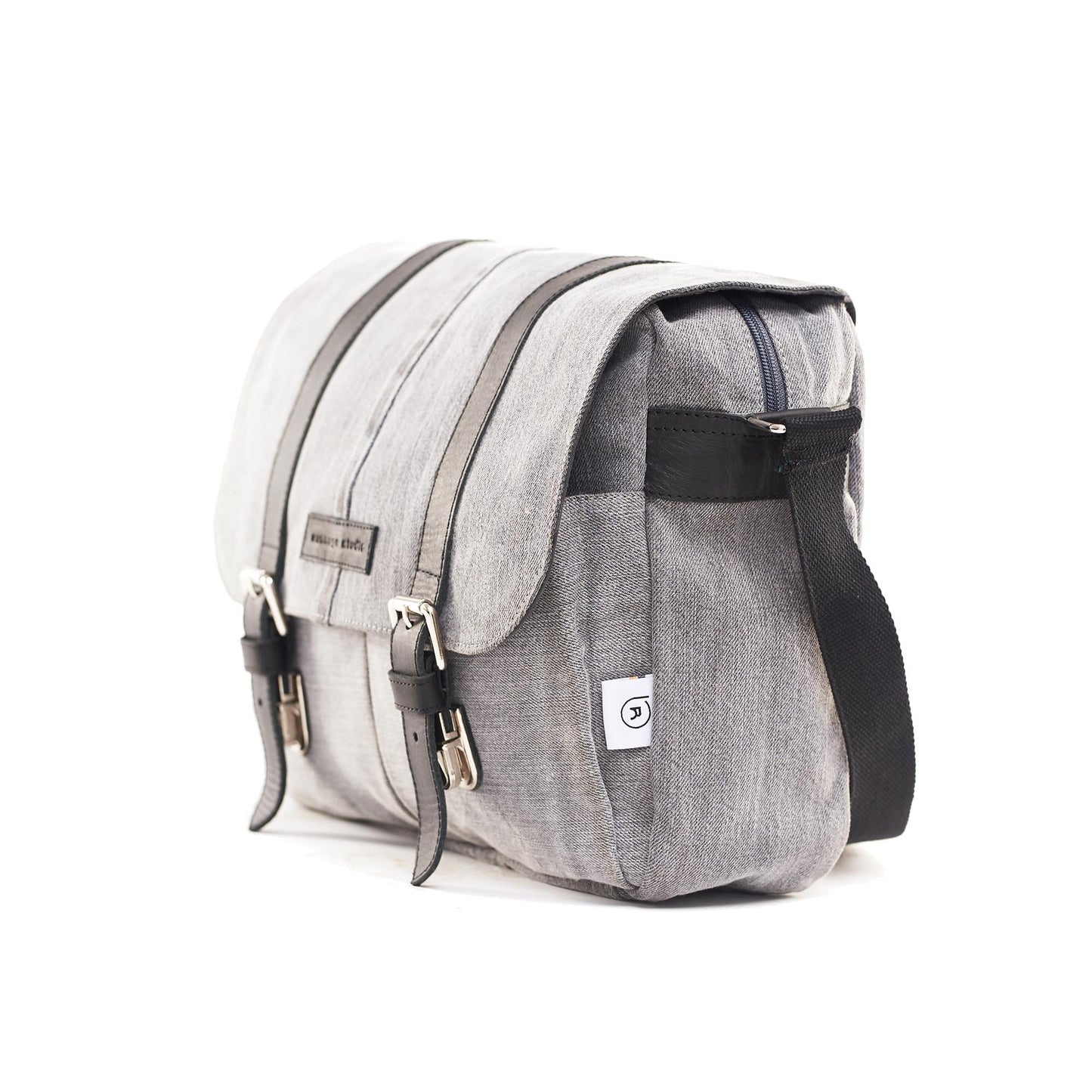 Denim Grey wash Messenger Bag