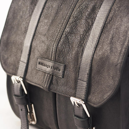 Leather Black Messenger Bag