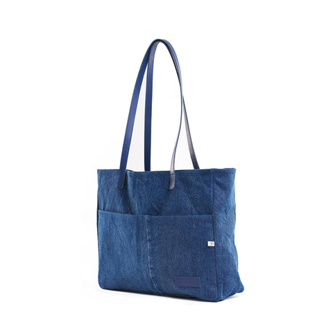 Denim Blue wash Market Tote