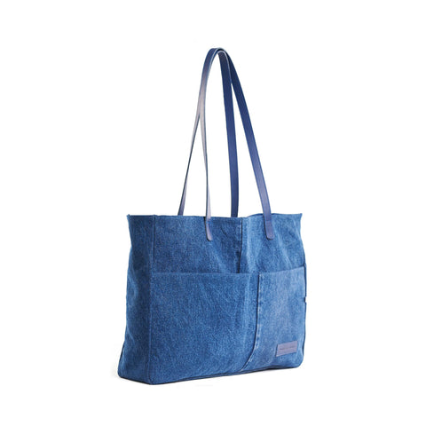 Denim Blue wash Market Tote