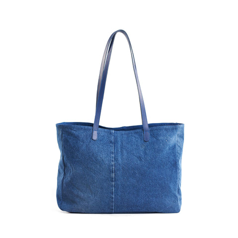 Denim Blue wash Market Tote