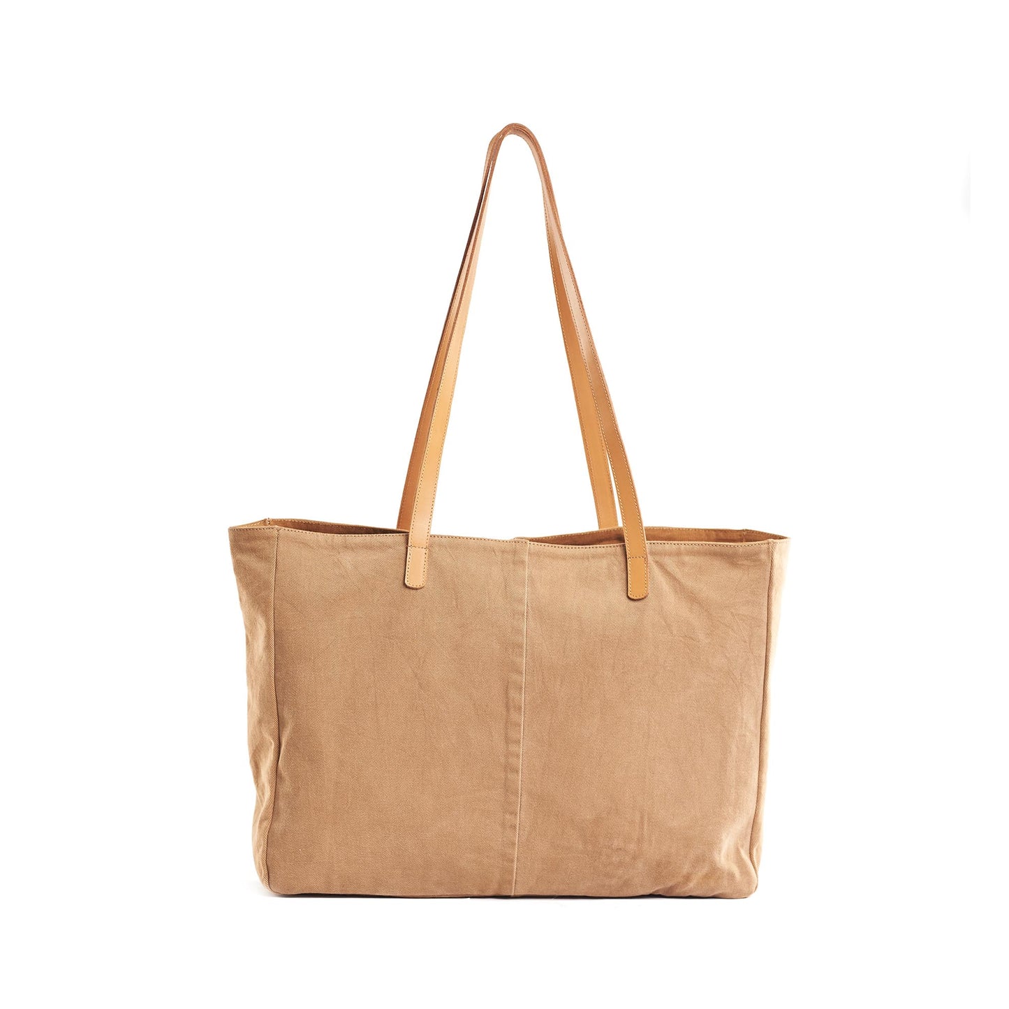 Denim Ecru Market Tote