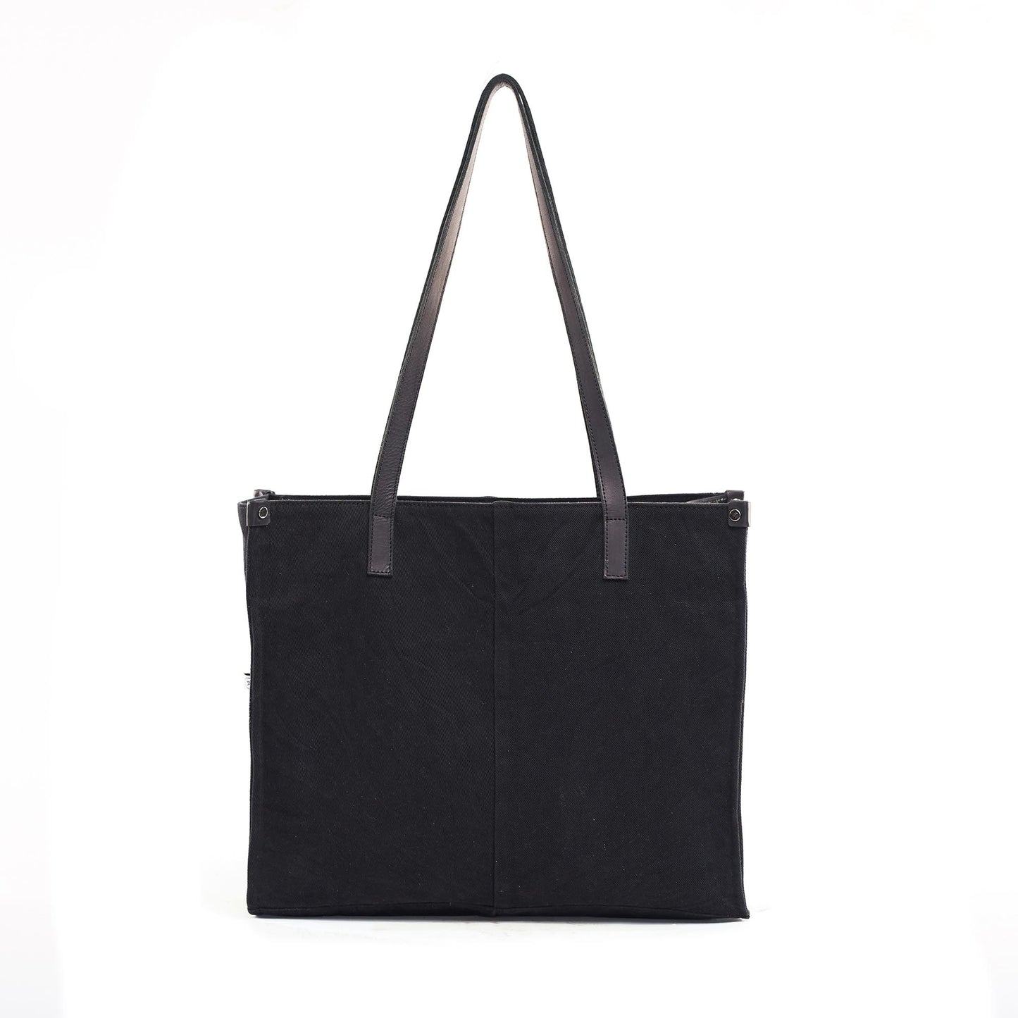 Denim Charcoal Office Tote