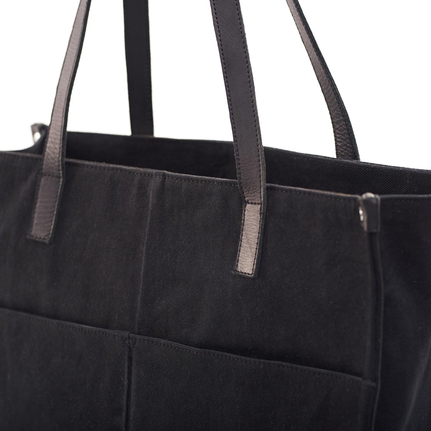 Denim Charcoal Office Tote