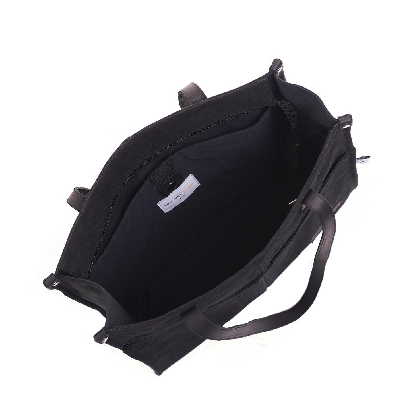 Denim Charcoal Office Tote