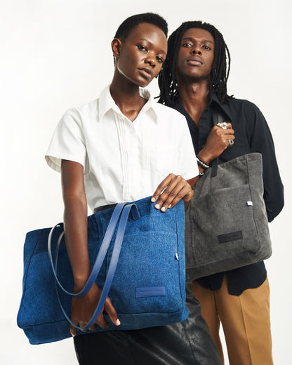 Denim Blue wash Market Tote