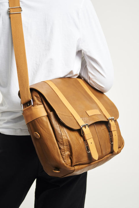 Vintage Leather School Bag Decorated Flying Stock Photo 207001630   Shutterstock